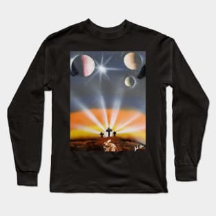 3 crosses and planets Long Sleeve T-Shirt